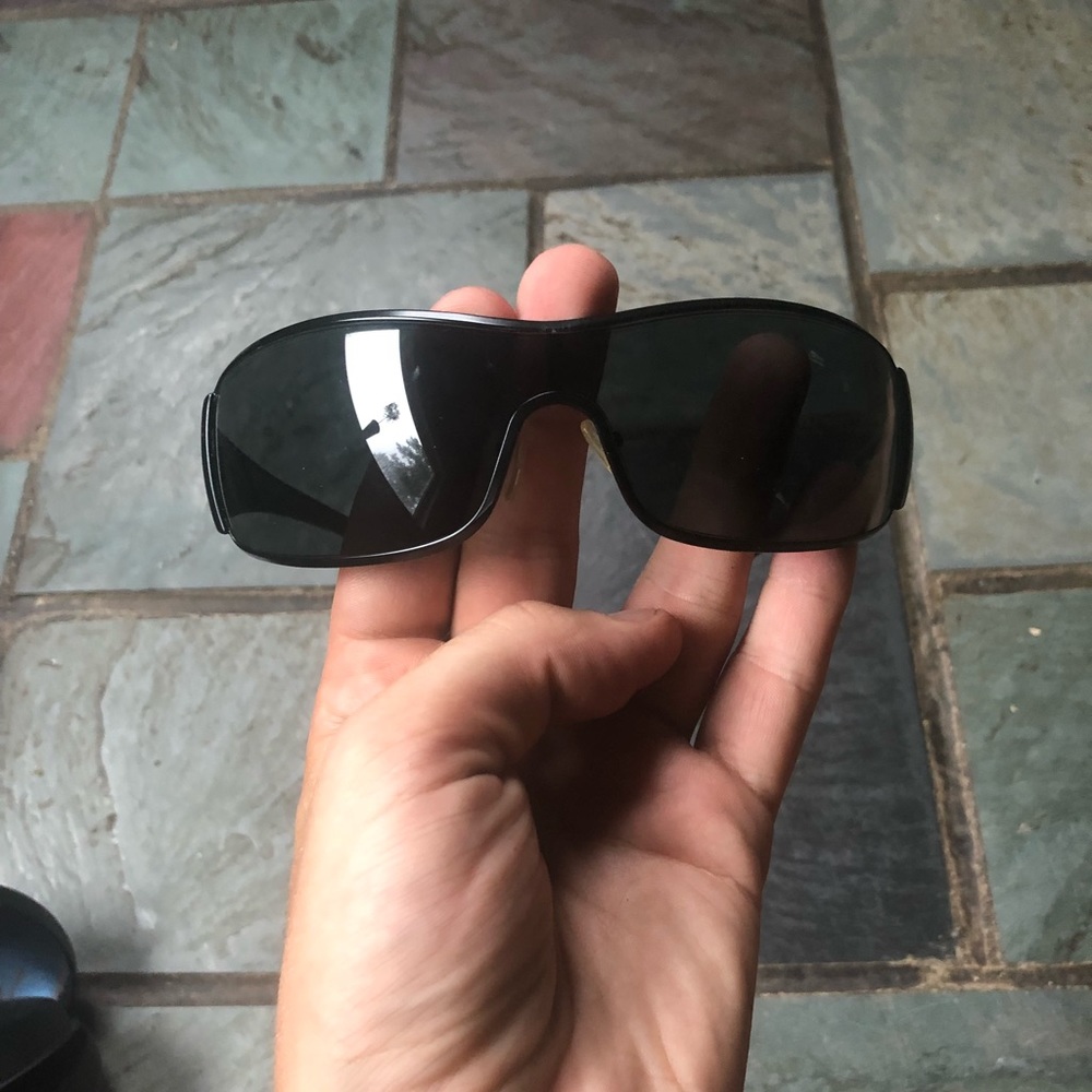 Prada shield frame sunglasses